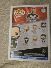 CM Punk ECW/WWE Ultimate Edition, Survivor series Mattel Creations, & Funko #182