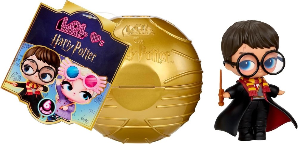 LOL Surprise Loves Harry Potter Tots – Golden Snitch Ball, Play & Display,