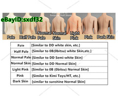 1/3 LDDOLL 60xxl Female Silicone Seamless Body 60cm Figure fit DD bjd Head