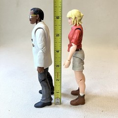 Mattel Jurassic Park Amber Collection lot John Raymond & Dr. Ellie Sattler OOB