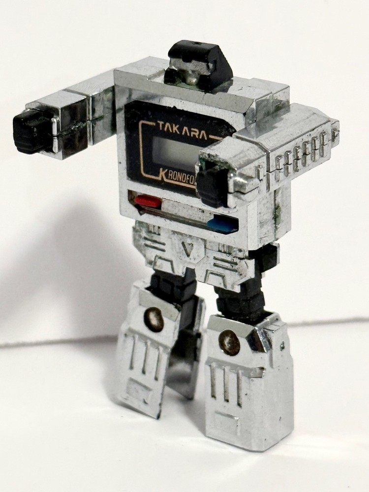 Kronoform Takara Co Chrome Robot Watch Untested Silver Rare