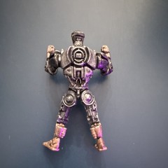 JAKKS Black & Blue Robot Action Figure, Plastic, 2011 (2010-2019)