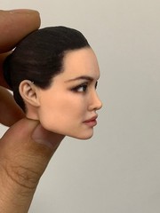 1:12 Angelina Jolie Head Sculpt Beauty Girl Fit 6″ Female Action Figure Body