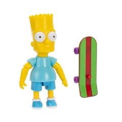 Bart w/ Blue Shirt – The Simpsons 5″ Articulated Figure Wave 4 by Jakks Pacific