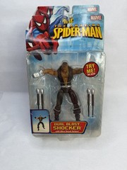 TOY BIZ AMAZING SPIDER-MAN STEALTH VENOM and DUAL BLAST SHOCKER ACTION FIGURE