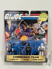 NEW G.I. Joe Commando Team Snake Eyes Lady Jaye Storm Shadow Collector’s Edition