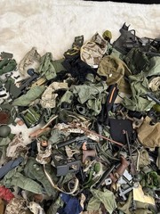 Massive 18lb GI Joe, Formative INTL, 21st Century Toys Lot Uniforms Guns Helmet