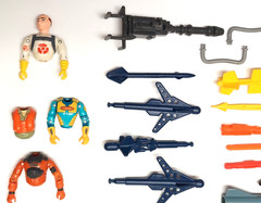 GI Joe Action Figure ARAH Weapons Parts Accessories Gun 80s 90s Lot Vehicle Base