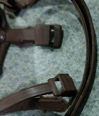1960’s-70’s Marx Johnny West Brown Bridle Bit 2 Reins Nice Cond Intact #4
