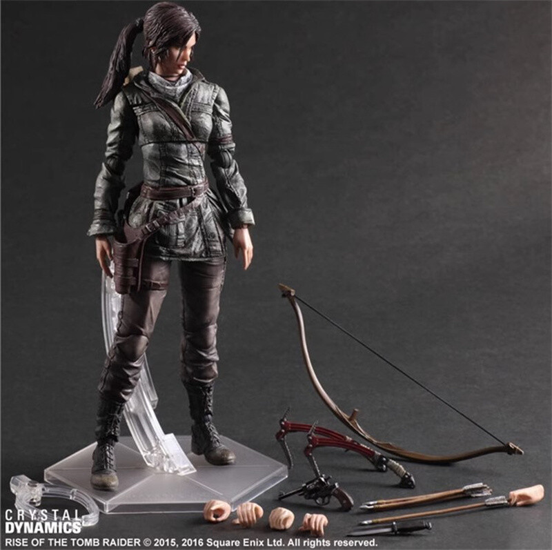 Play Arts Tomb Raider Lara Croft Action Figure Model Statue Toy Gift Collectible