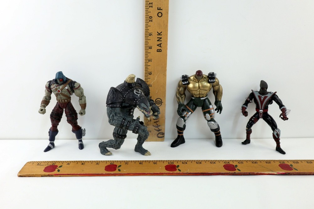 Vtg McFarlane Spawn Action Figure Lot of 4-Youngblood,Vadaliser,Wetworks Dozer &