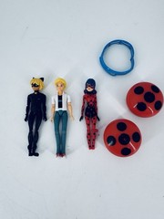 MIRACULOUS action figure set 5″ LADYBUG Adrien Cat Noir lot doll LADY BUG toys