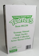 Teenage Mutant Ninja Turtles Item #81230 Sewer Heroes 4-Pack Classic Collection
