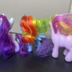 Hasbro My Little Pony 7 Mini Figure Set Mixed Lot Members-The Mane Six-Sparkle