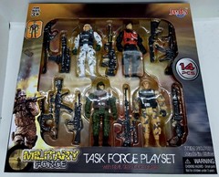 NEW Juda Military Force Task Force Play Set with Real Size Accessories 14 Pieces