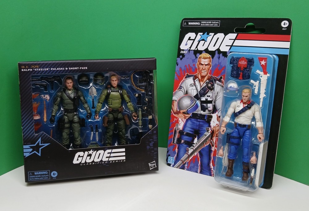 G.I. Joe Classified Series Ralph Steeler Pulaski & Short-Fuze & Duke 250th Set