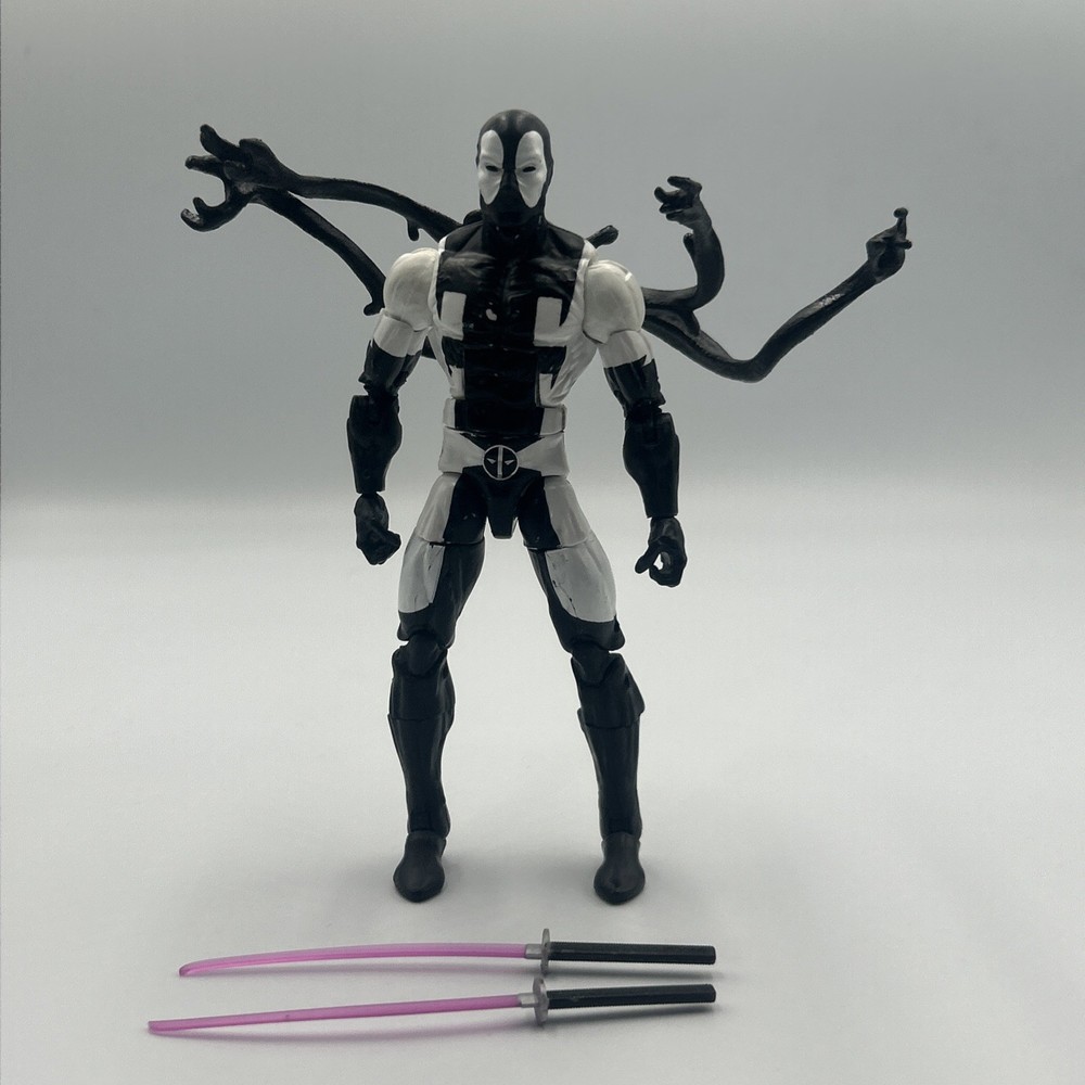Marvel Legends Deadpool Back In Black 6” Gamestop Exclusive Incomplete