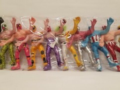LUCHA LIBRE SET 12 Pack 4in Action Figures Mexican Toys Mexican Wrestlers IAE