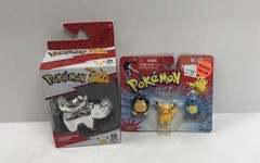 Huge Pokémon Lot! Talking Pokédex + Ash + 30+ Figures, Plushies, Games AS IS