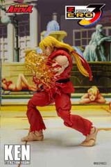 New Storm Toys SFSA01 1/12 Street Fighter ALPHA3 Ken & Ryu Set Action Figure Toy