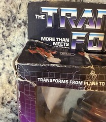 Transformers Original G1 1985 Jet Thrust With Box: Not Complete- See Notes