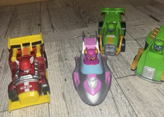 Paw Patrol Car Lot 5 Die Cast True Metal Vehicles Nickelodeon Toys Zuma Skye