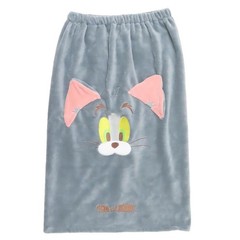 Tom and Jerry Wrap Towel 80cm Microfiber Towel Applique Tom Warner Bros. Summer
