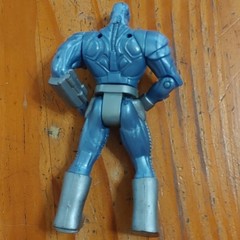 Superman Human Action Figure Toy Blue Silver Plastic