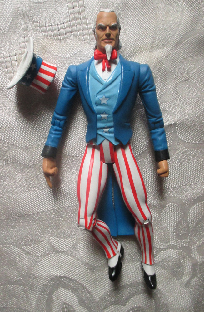 DC Direct Classic Heroes Uncle Sam (2002) Action Figure With Removable Top Hat