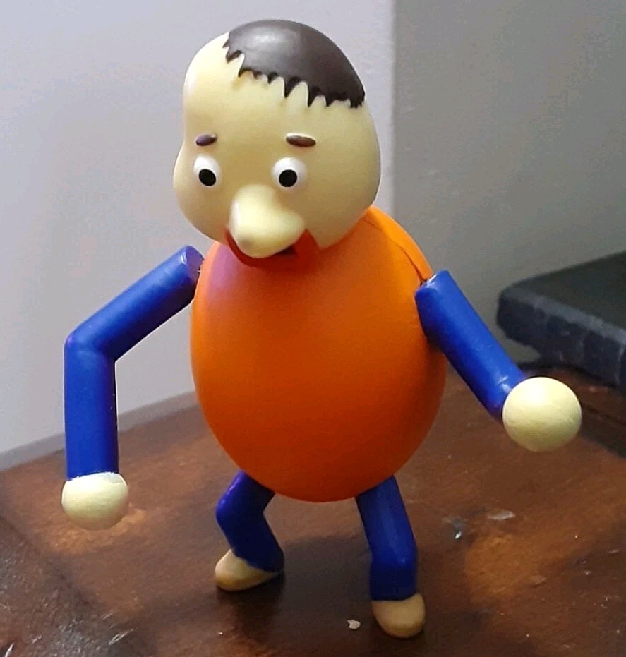 Baldi’s Basics Restart Refresh BSoda Bully Mini Figure Phat Mojo Orange And Blue