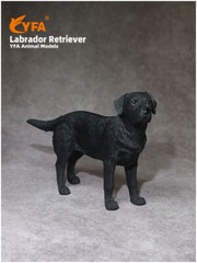 JJM Standing Labrador Retriever Dog Figure Model Xmas Gift Souvenirs Toy