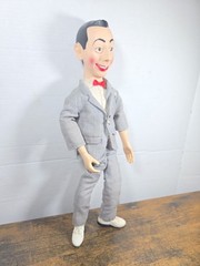 Vintage 1987 Matchbox Toys Pee-Wee Herman Talking Pull String Doll Still Works