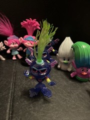 Lot of 12 Trolls Figures Characters Toys Dolls World Tour Finger Puppets Etc