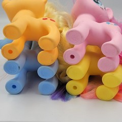 Lot of 4 My Little Pony 2016 Hasbro 6″ FLUTTERSHY APPLEACK RAINBOW DASH PINKIE