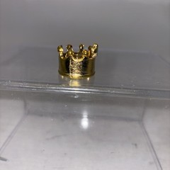 Retro Mego Knights Gold Kings Crown For 8 Inch Figures Plastic