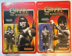 Super7 Reaction Conan The Barbarian WAR PAINT CONAN and SUBOTAI Action Figures