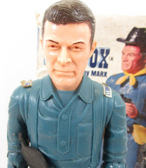 Marx Captain Maddox Fort Apache Fighters FAF Action Figure in Box 1960’s Toy