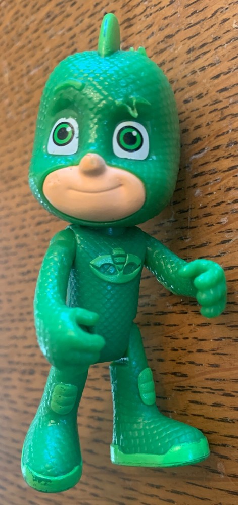 PJ Masks Gekko Green Disney Jr. Action Figure Toy 3 1/4″ plastic