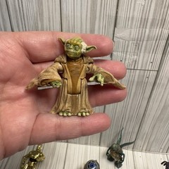 1990’s Star Wars Lot of 5 Action Figures C3PO, R2D2, Yoda, Watto, Droid Toys