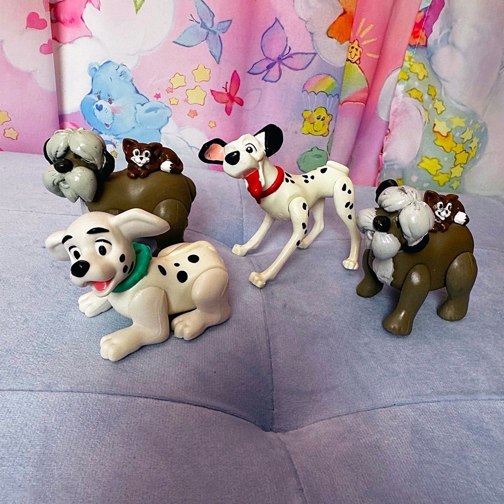 Vintage Disney 101 Dalmatians Happy Meal Toys Lot of 4 McDonald’s 1990s Figures