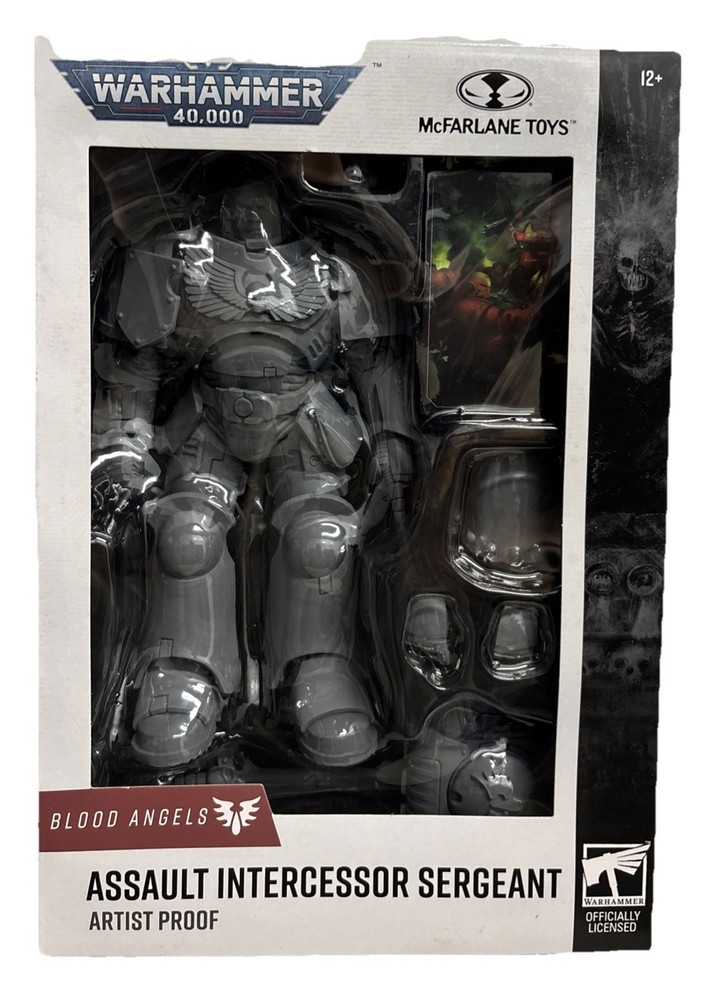 Intercessor Sergeant: Blood Angels Artist Proof Warhammer 40000 7″ Figure