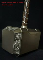 HCMY Full Metal Version 2.0 1:1 The Avengers Thor Hammer Replica Props Mjolnir