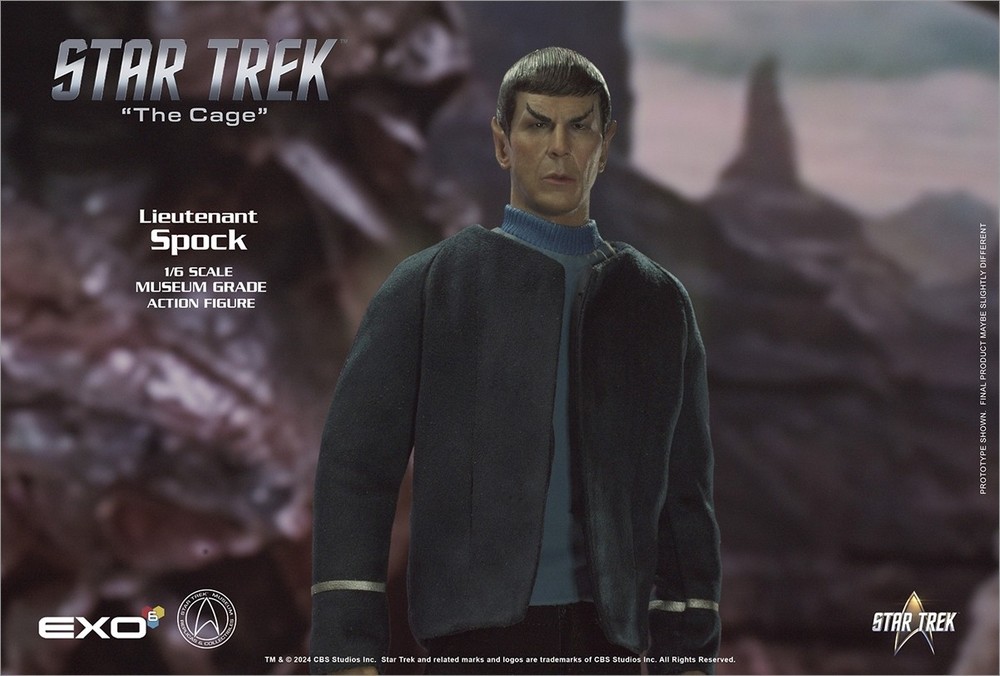 EXO-6 STAR TREK: THE CAGE LIEUTENANT SPOCK 1/6 SCALE FIGURE BRAND NEW