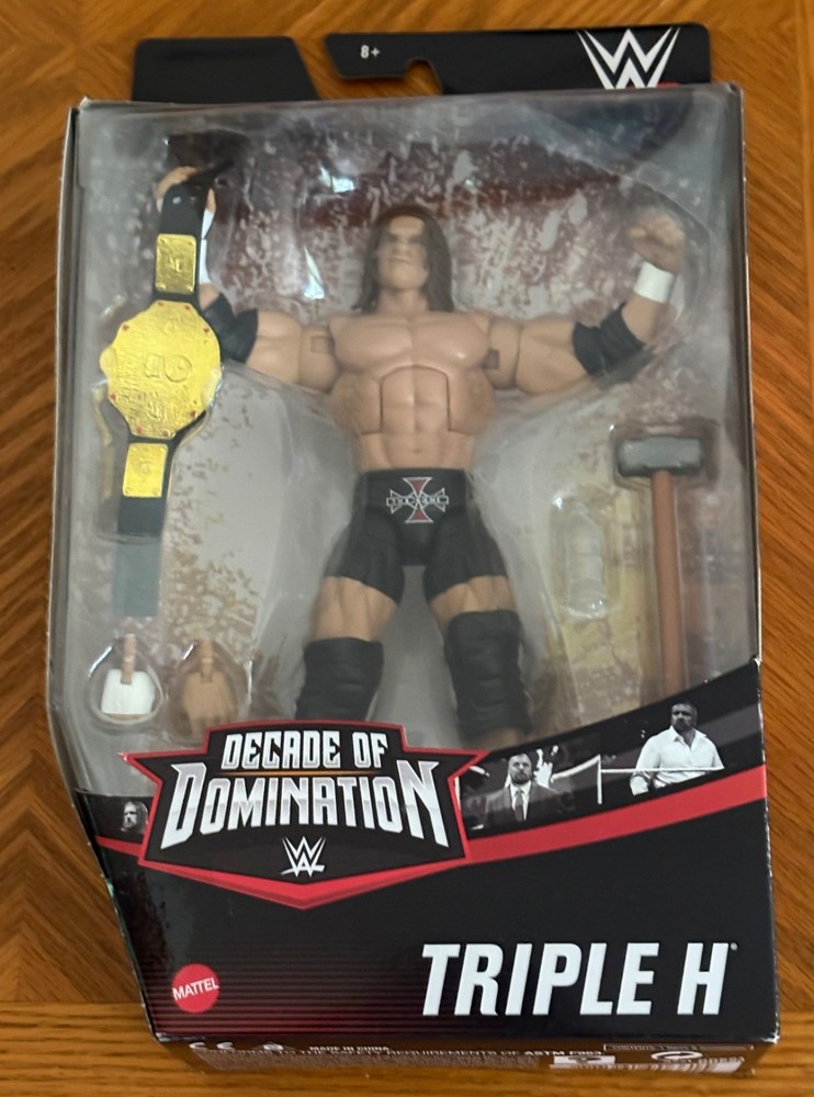 TRIPLE H new & sealed DECADE OF DOMINATION wwe wrestling ELITE FIGURE mattel