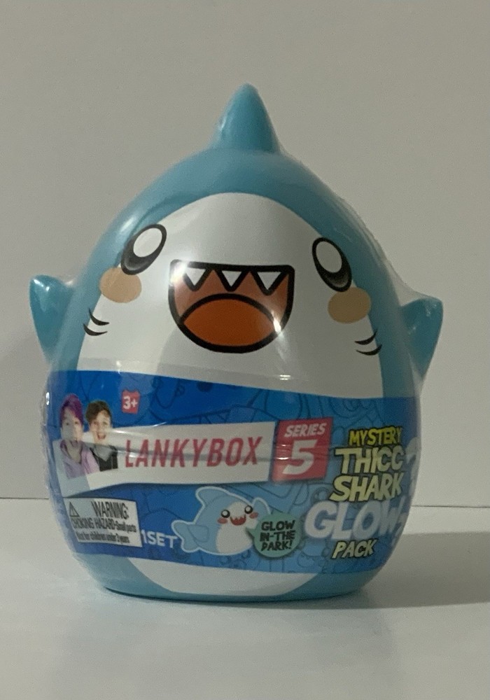 LankyBox Mystery Thicc Shark Glow Pack w/Surprise Figures