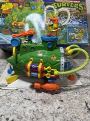 VTG 1991 Sewer Sub Submarine TMNT Teenage Mutant Ninja Turtles Playset Complete