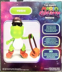 NEW Jakks Pacific Super Mario Galaxy Movie Yoshi 5 Inch Action Figure with Hat