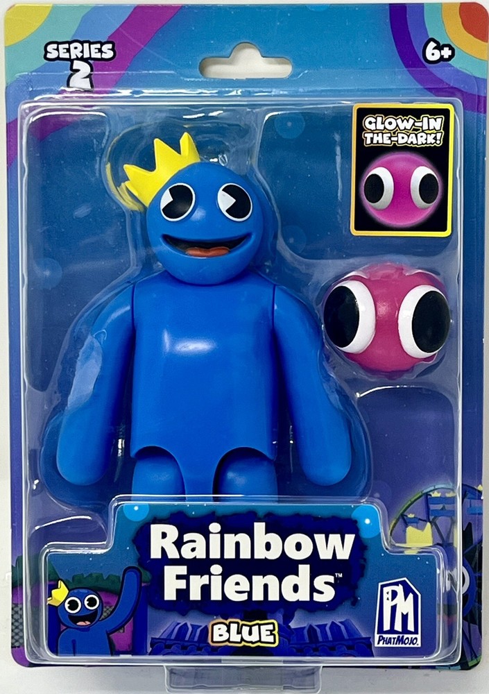 Rainbow Friends Roblox Series 2 Blue 5” Action Figure Phat Mojo