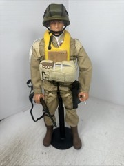 1/6 HASBRO GI JOE WW2 101ST AIRBORNE PARATROOPER D DAY W/ REAL PARACHUTE M1A1