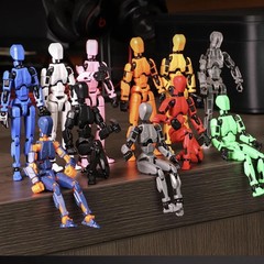 (Assembly Completed) 10 Packs T13 Action Figure Set, Dummy 13 3D Printed Actionf